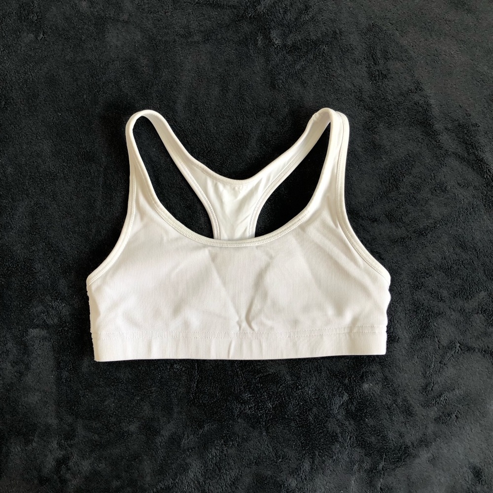 TNA White Racerback Sports Bra - Women Intimates & Sleepwear